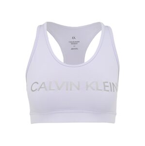 Calvin Klein Performance Sportovní podprsenka  pastelová fialová / stříbrně šedá