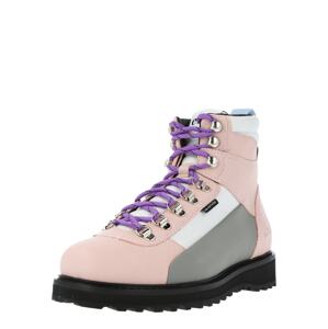 EKN Footwear Šněrovací kozačky 'PINE'  světle fialová / růžová / šedá / bílá