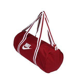 Nike Sportswear Cestovní taška 'Heritage'  červená / bílá