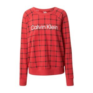 Calvin Klein Underwear Tričko na spaní  červená / černá / bílá