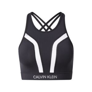 Calvin Klein Performance Sportovní podprsenka 'WO'  bílá / černá