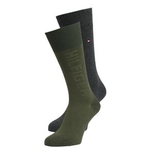 Tommy Hilfiger Underwear Ponožky  olivová / tmavě šedá