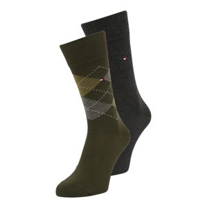 Tommy Hilfiger Underwear Punčochy & ponožky  olivová / tmavě šedá / bílá / ohnivá červená / světle zelená