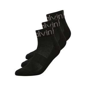 Calvin Klein Underwear Ponožky  šedá / černá