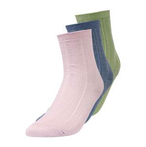 BeckSöndergaard Ponožky  modrá / světle zelená / růžová