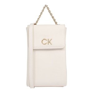 Calvin Klein Pouzdro na smartphone  bílá / zlatá