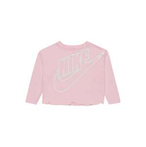 Nike Sportswear Tričko 'AURA' stříbrně šedá / růžová