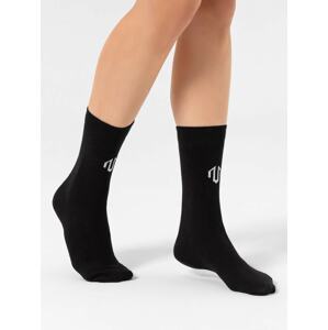 MOROTAI Sportovní ponožky ' Brand Logo Crew Socks ' černá