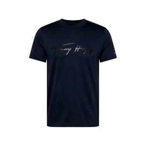 Tommy Hilfiger Tailored Tričko  tmavě modrá / černá