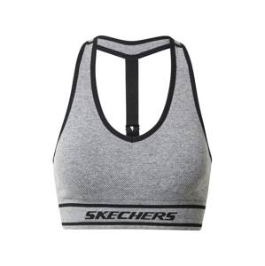 Skechers Performance Podprsenka  šedý melír / černá