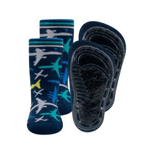EWERS Ponožky 'SoftStep'  námořnická modř / šedá / žlutá / aqua modrá