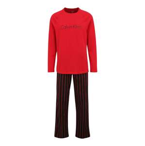 Calvin Klein Underwear Pyžamo červená / černá