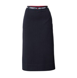 Tommy Sport Sportovní sukně  tmavě modrá / bílá / červená