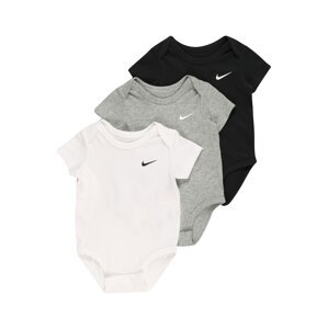 Nike Sportswear Dupačky/body  černá / bílá / šedý melír