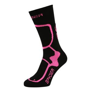 SPYDER Sportovní ponožky 'PRO LINER'  černá / pink
