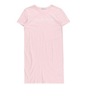 Calvin Klein Jeans Šaty  růžová / bílá