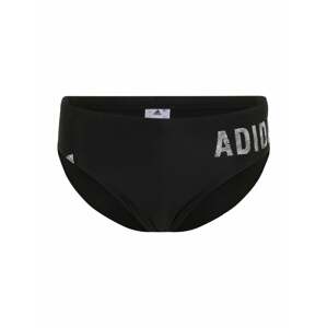 ADIDAS PERFORMANCE Sportovní plavky  černá / bílá