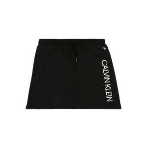 Calvin Klein Jeans Sukně  černá / bílá