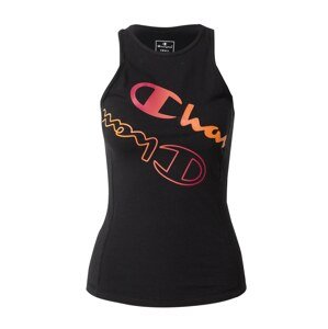 Champion Authentic Athletic Apparel Sportovní top  černá / tmavě oranžová / tmavě růžová