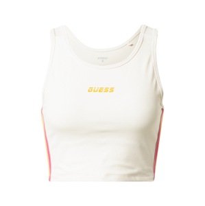 GUESS Sportovní top 'BRITTANY'  béžová / pink / zlatě žlutá / tmavě oranžová