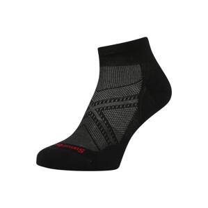 Smartwool Sportovní ponožky  černá / červená / šedá