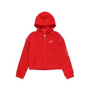 Nike Sportswear Mikina s kapucí  červená / pink / růže