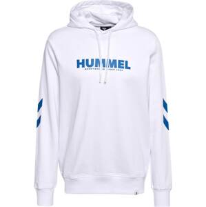 Hummel Sportovní mikina modrá / bílá