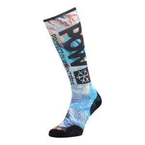 Smartwool Sportovní ponožky  černá / světlemodrá / kouřově modrá / offwhite / rezavě červená