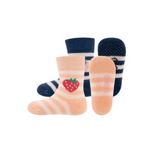 EWERS Ponožky  námořnická modř / jasně oranžová / pink / růžová / bílá