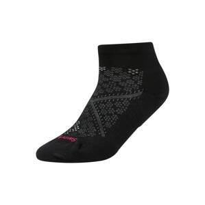 Smartwool Sportovní ponožky  černá / šedá / pink