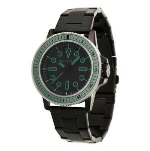 ARMANI EXCHANGE Analogové hodinky  černá / mátová / zelená