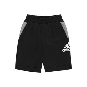 ADIDAS SPORTSWEAR Sportovní kalhoty  šedá / černá / bílá