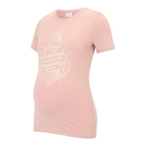 MAMALICIOUS Tričko 'OCEAN'  béžová / růžová