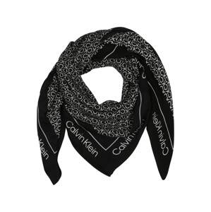 Calvin Klein Šátek  černá / bílá