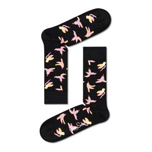 Happy Socks Ponožky 'Banana Break'  černá / mix barev