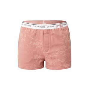 Calvin Klein Underwear Pyžamové kalhoty růžová / starorůžová / černá / bílá