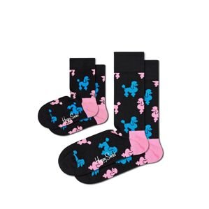 Happy Socks Ponožky  modrá / starorůžová / bílá / černá