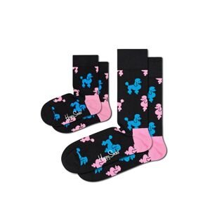 Happy Socks Ponožky  černá / starorůžová / modrá / bílá