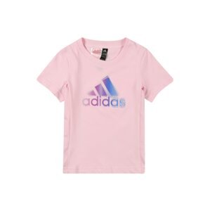 ADIDAS PERFORMANCE Funkční tričko  růžová / modrá / tmavě fialová / bobule