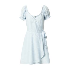 HOLLISTER Letní šaty světlemodrá / bílá