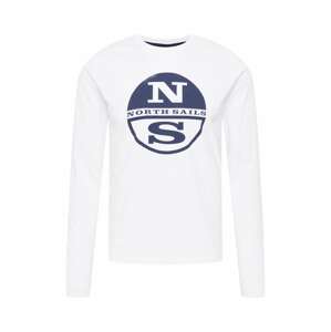 North Sails Tričko  bílá / námořnická modř