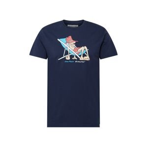 Revolution Tričko  námořnická modř / béžová / červená / světlemodrá