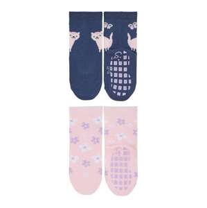 STERNTALER Ponožky  bílá / růžová / světle fialová / orchidej / námořnická modř