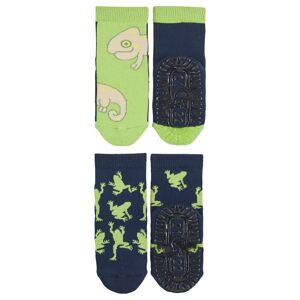 STERNTALER Ponožky 'Fli Fli AIR'  béžová / černá / světle zelená / námořnická modř