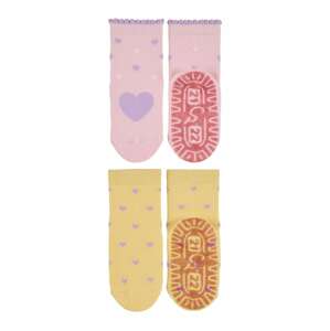 STERNTALER Ponožky  žlutá / fialová / růžová