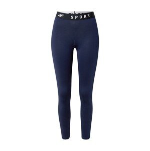 4F Sportovní kalhoty  námořnická modř / černá / bílá