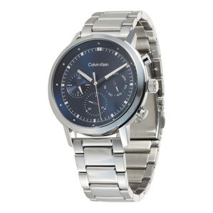 Calvin Klein Analogové hodinky 'Gauge'  námořnická modř / stříbrná