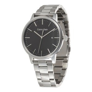 Calvin Klein Analogové hodinky  stříbrná / černá