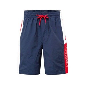 Tommy Jeans Kalhoty  námořnická modř / červená / bílá
