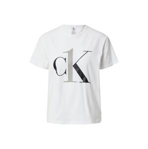 Calvin Klein Underwear Tričko na spaní  šedá / černá / bílá